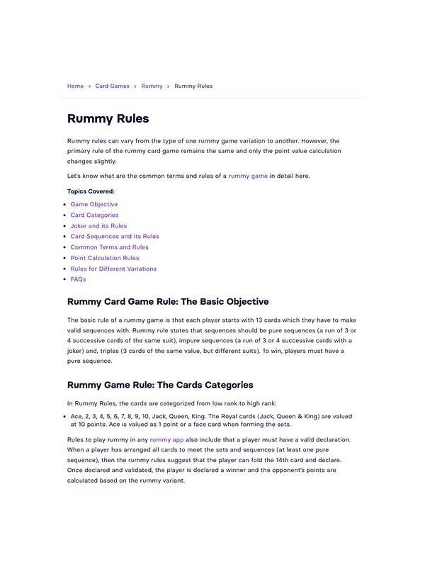 Rummy Guide: Read the Table State Before Choosing a Card