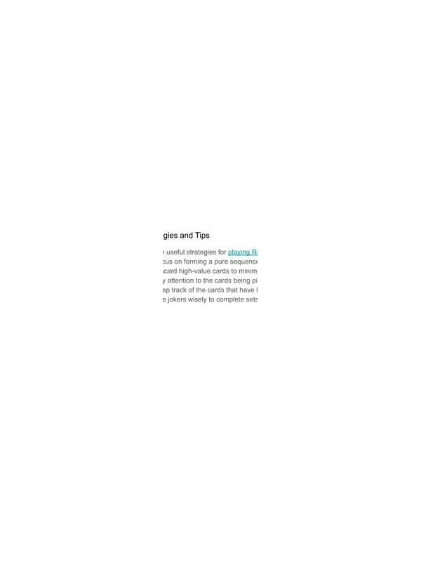 Rummy FAQ: What Is a Useful Fallback Group?