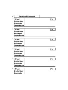 Rummy How-To: Create a Personal Glossary for New Formats