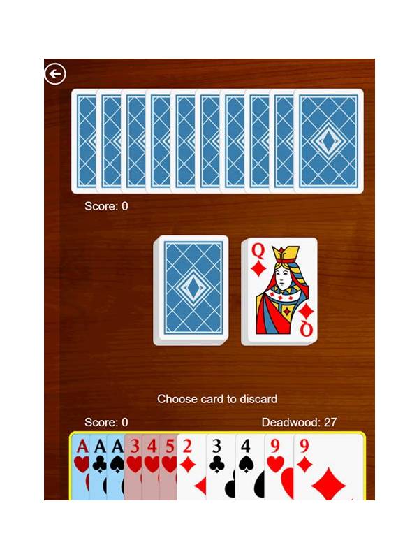 Rummy Strategy: Use a Sacrifice Card Deliberately