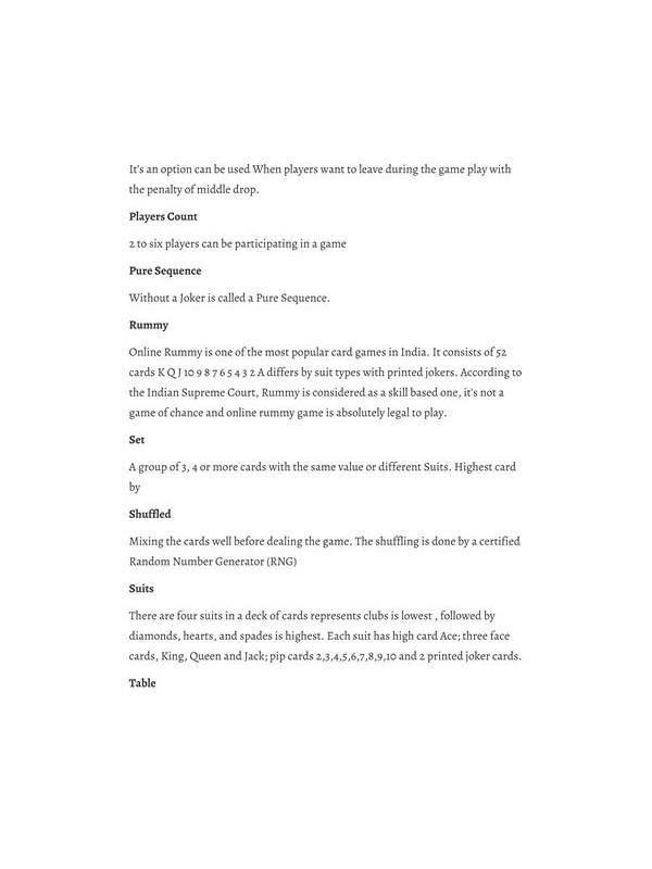 Rummy Tie Rules to Confirm Before a Match