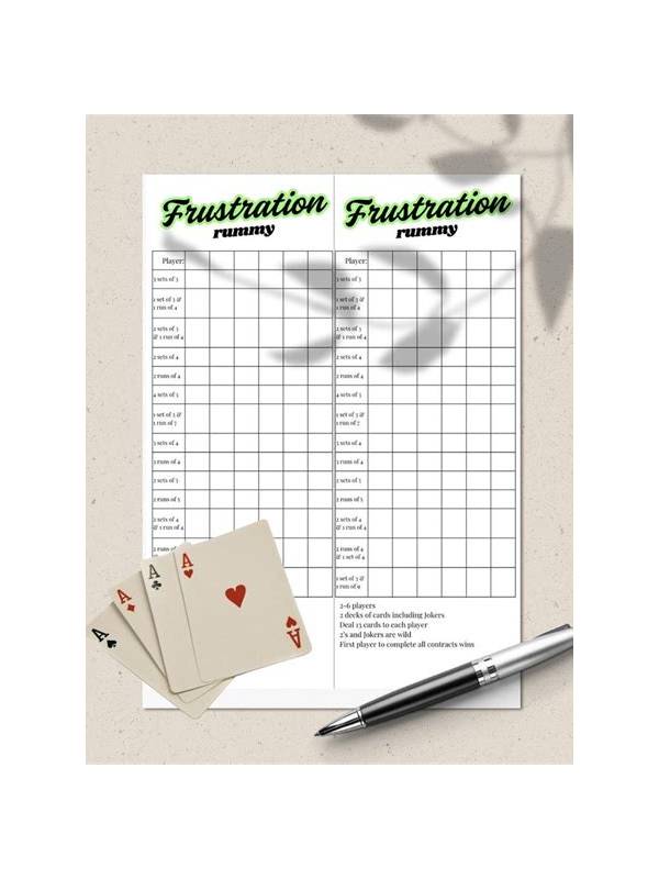 Rummy Tips: Use a Two-Column Plan for Flexible Cards
